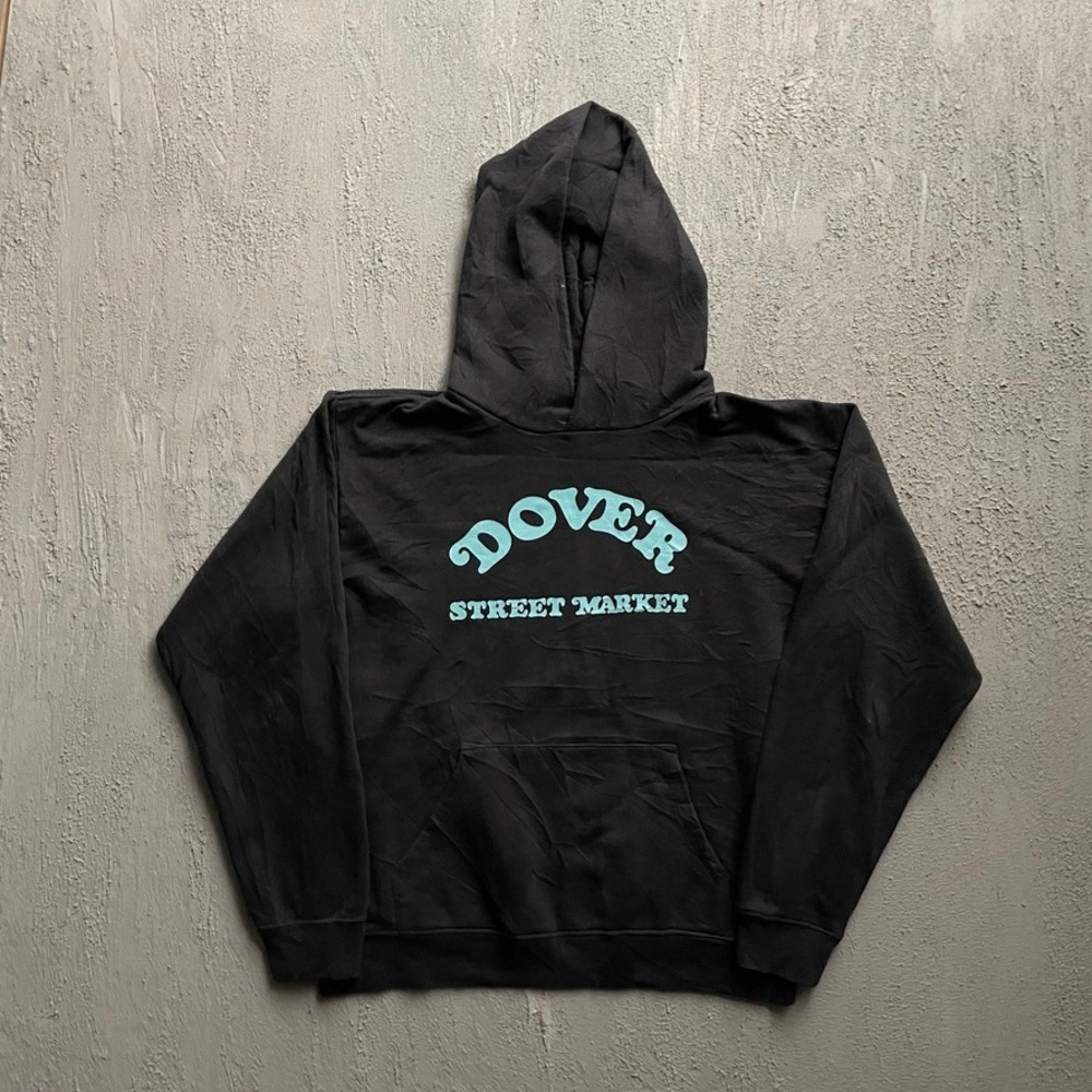 Vintage Verdy Dover Street Market Ginza Hoodie Mens Medium Black Y2K Verdy - Picture 3 of 8